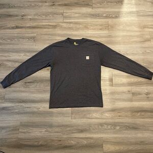 Carhartt Men's Dark Gray Long Sleeve Tee